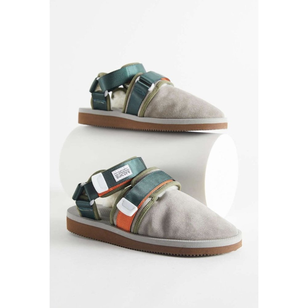 Suicoke NOTS-Mab Loafer Suede Shearling Women's Size 6